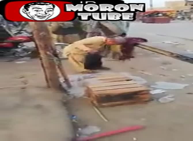 Video :A guy in Pakistan is struck by a train while completely unconscious